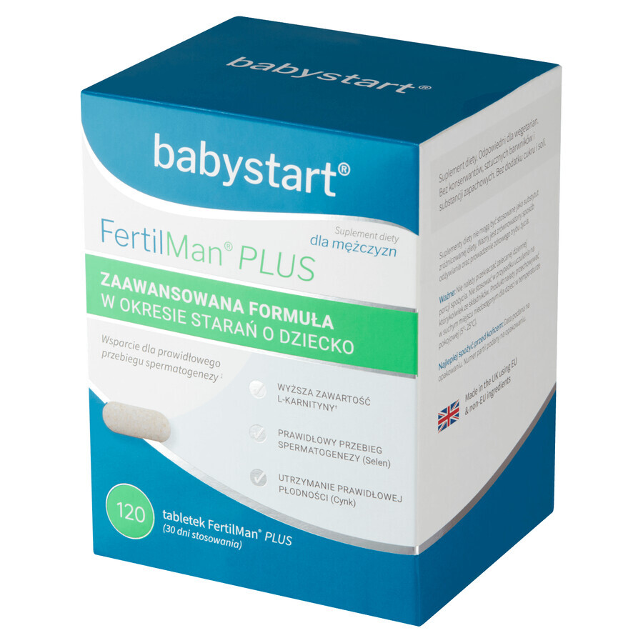 Babystart FertilMan Plus, 120 tabletten