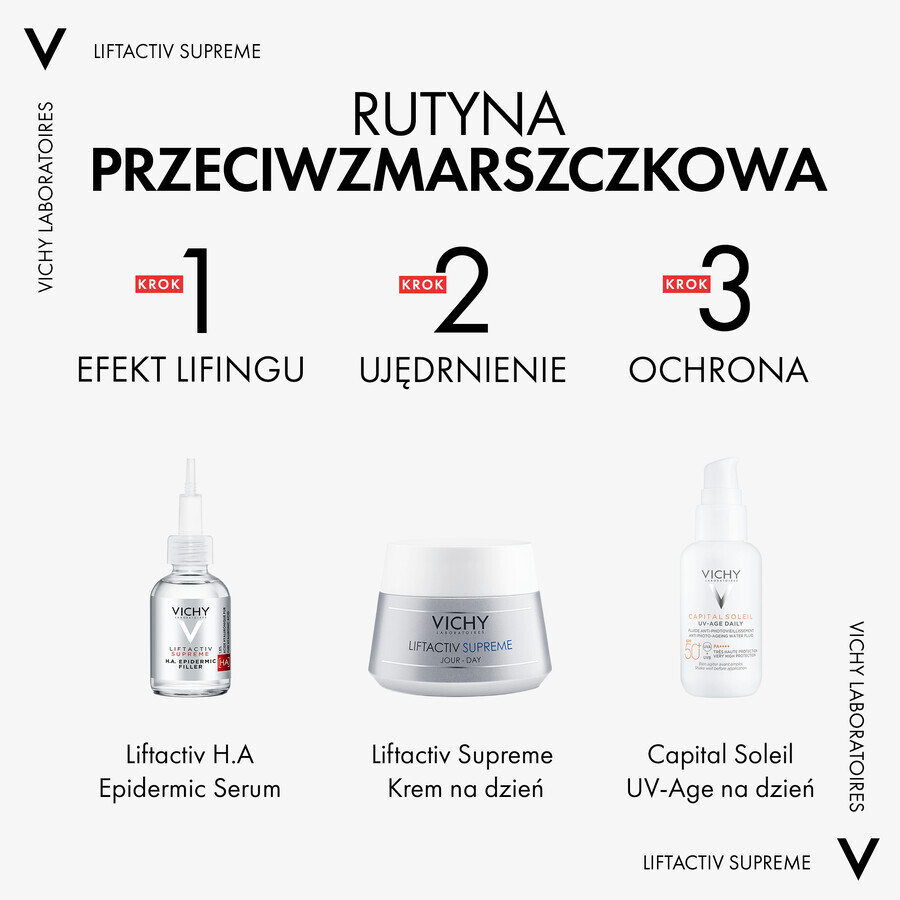 Vichy Liftactiv Supreme, anti-wrinkle day cream, normal and combination skin, 50 ml