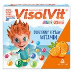 VisolVit Junior Orange, bruispoeder, sinaasappelsmaak, 30 sachets