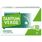 Tantum Verde 3 mg, Minzgeschmack, 30 harte Lutschtabletten