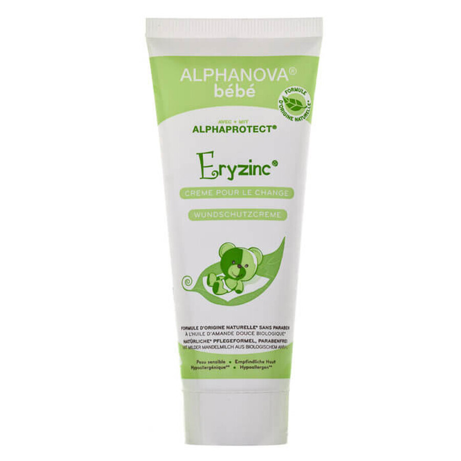 Alphanova Bebe Eryzinc, cream against burns, 75 ml