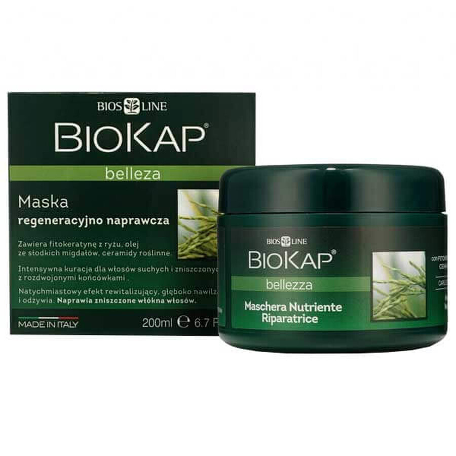 BioKap Bellezza, mască regenerantă și reparatoare, 200 ml