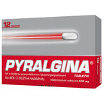 Piralgina 500 mg, 12 comprimidos