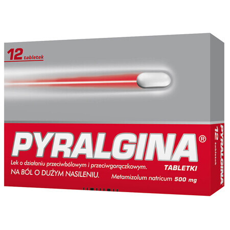 Piralgina 500 mg, 12 comprimidos