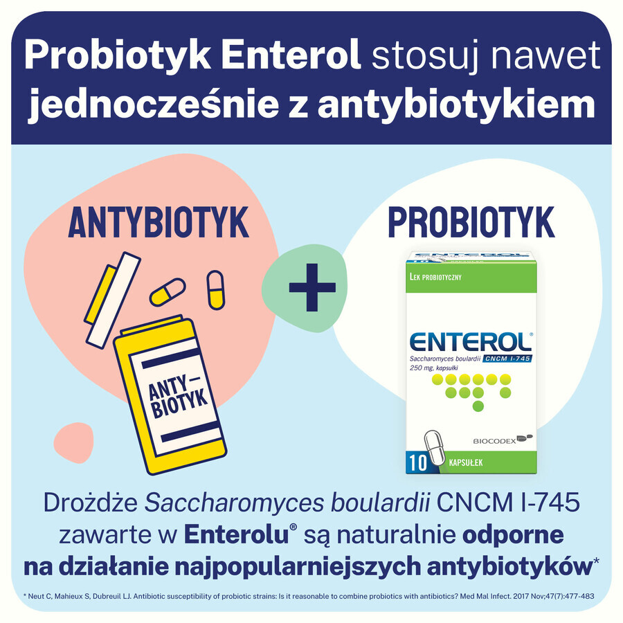 Enterol, 250 mg, 10 Kapseln