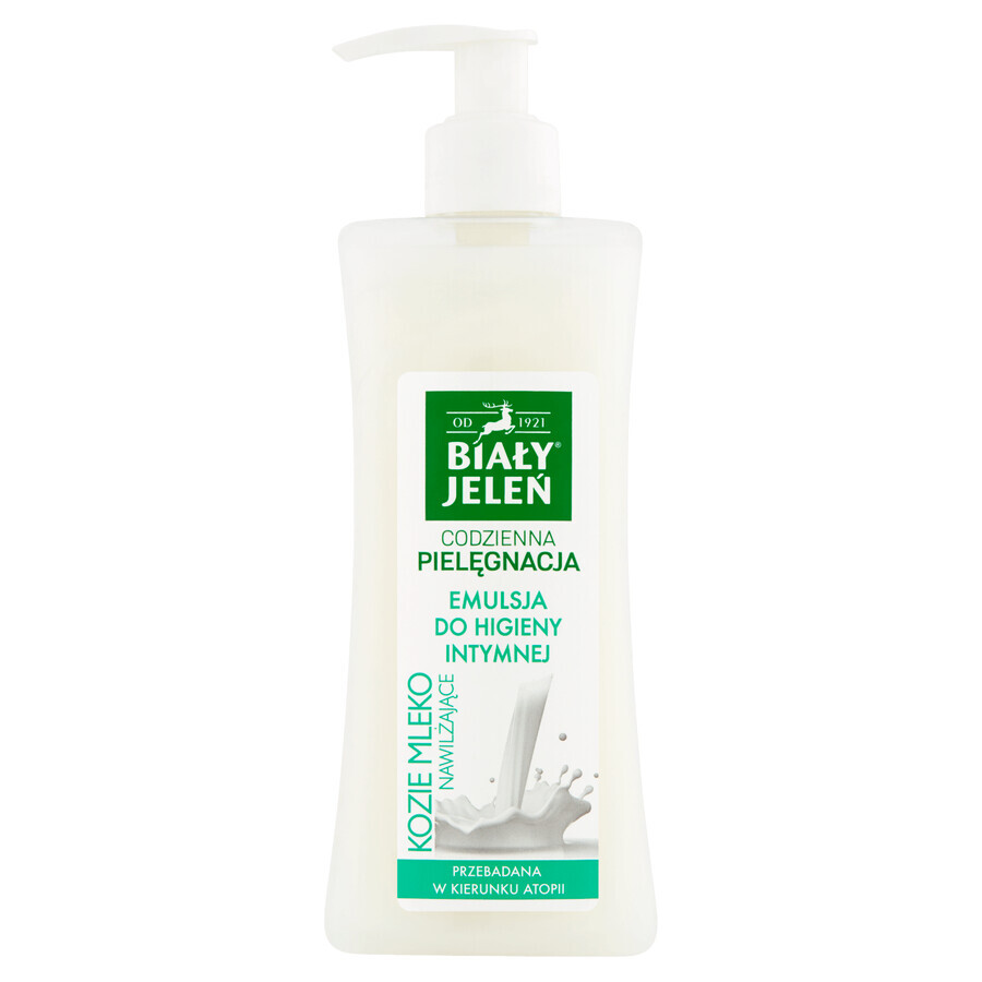 White Deer, Hypoallergenic emulsion for intimate hygiene, goat's milk, 265 ml