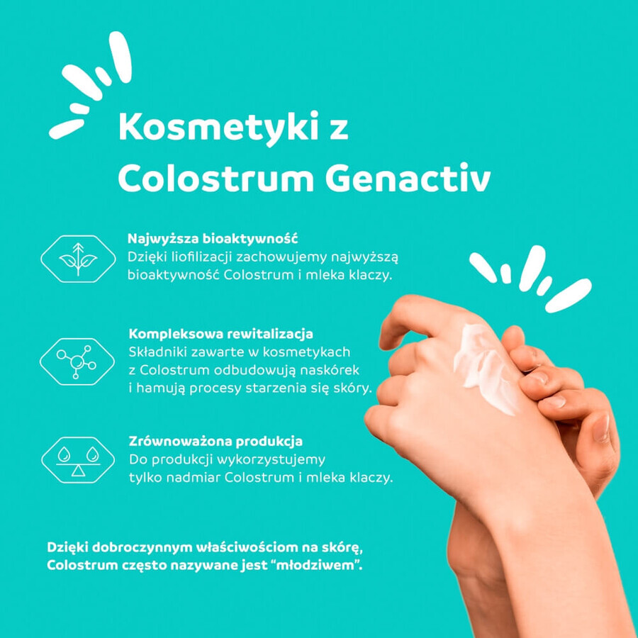 Genactiv, Kolostrumcreme für Gesicht und Körper, 40 ml