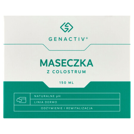 Genactiv, Kolostrum-Gesichtsmaske, 150 ml