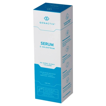 Genactiv, colostrum serum for scalp and hair, 100 ml