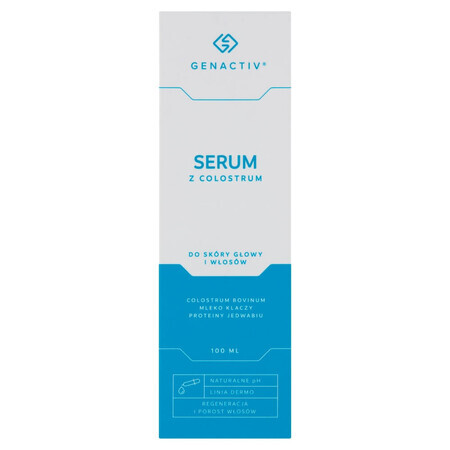 Genactiv, Kolostrum-Serum für Kopfhaut und Haare, 100 ml