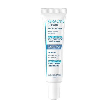 Ducray Keracnyl Repair, regenerierender Lippenbalsam, trockene Haut, 15 ml