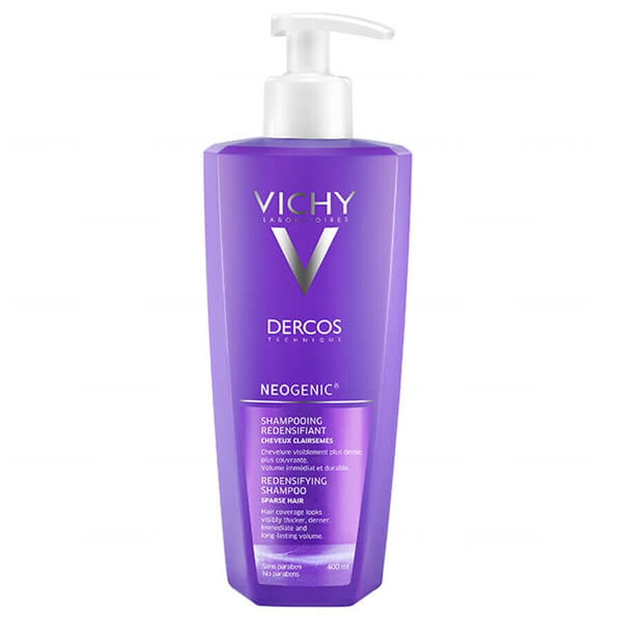 Vichy Dercos Neogenic, Haarshampoo, Wiederherstellung der Dichte, 400 ml