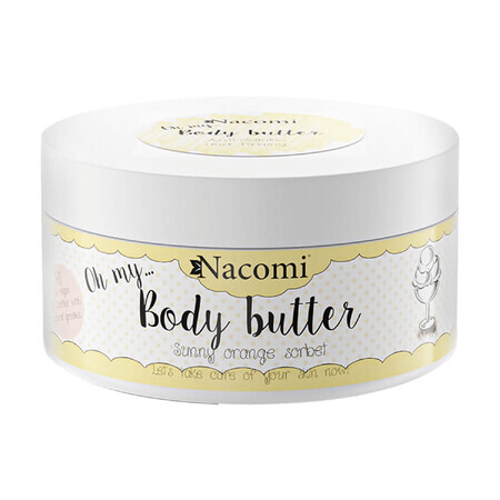 Nacomi, Orangensorbet-Körperbutter, 100 ml