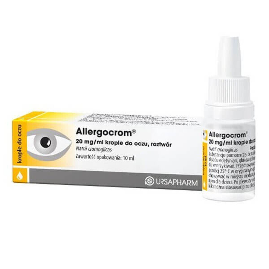 Allergocrom 20 mg/ml, Augentropfen, Lösung, 10 ml