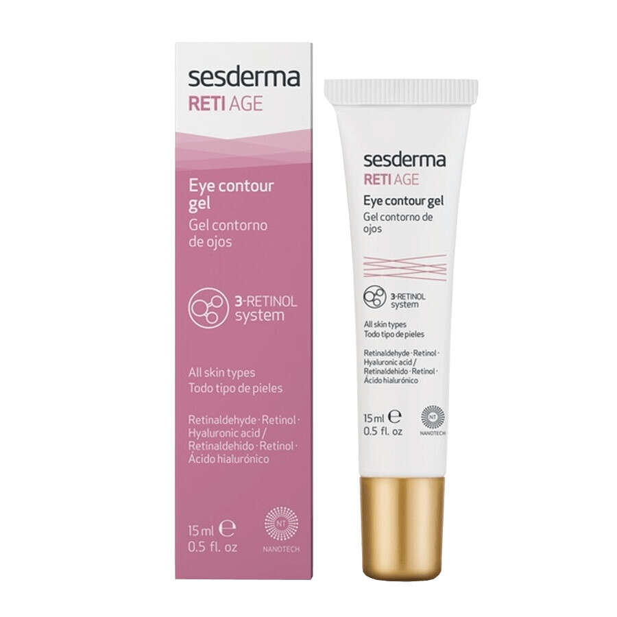 Sesderma Reti-Age, crema-gel per occhi e contorno occhi, 15 ml