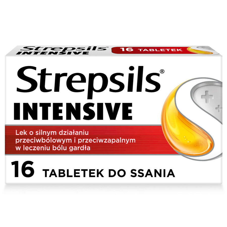 Strepsils Intensiv 8.75 mg, 16 pills