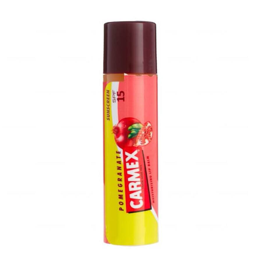 Carmex Pomegranate, balsam de buze intens hidratant, stick, SPF 15, 4.25 g