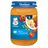 Gerber Dinner, pollock cu legume, după 8 luni, 190 g