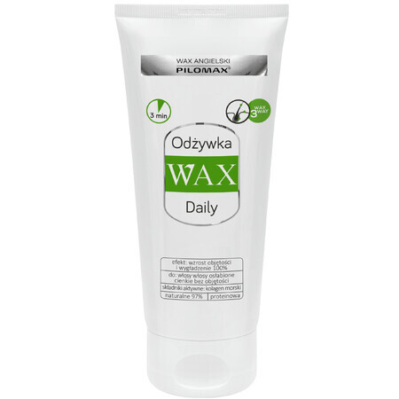 WAX Pilomax Daily, collagen conditioner for damaged hair, thin, without volume, 200 ml