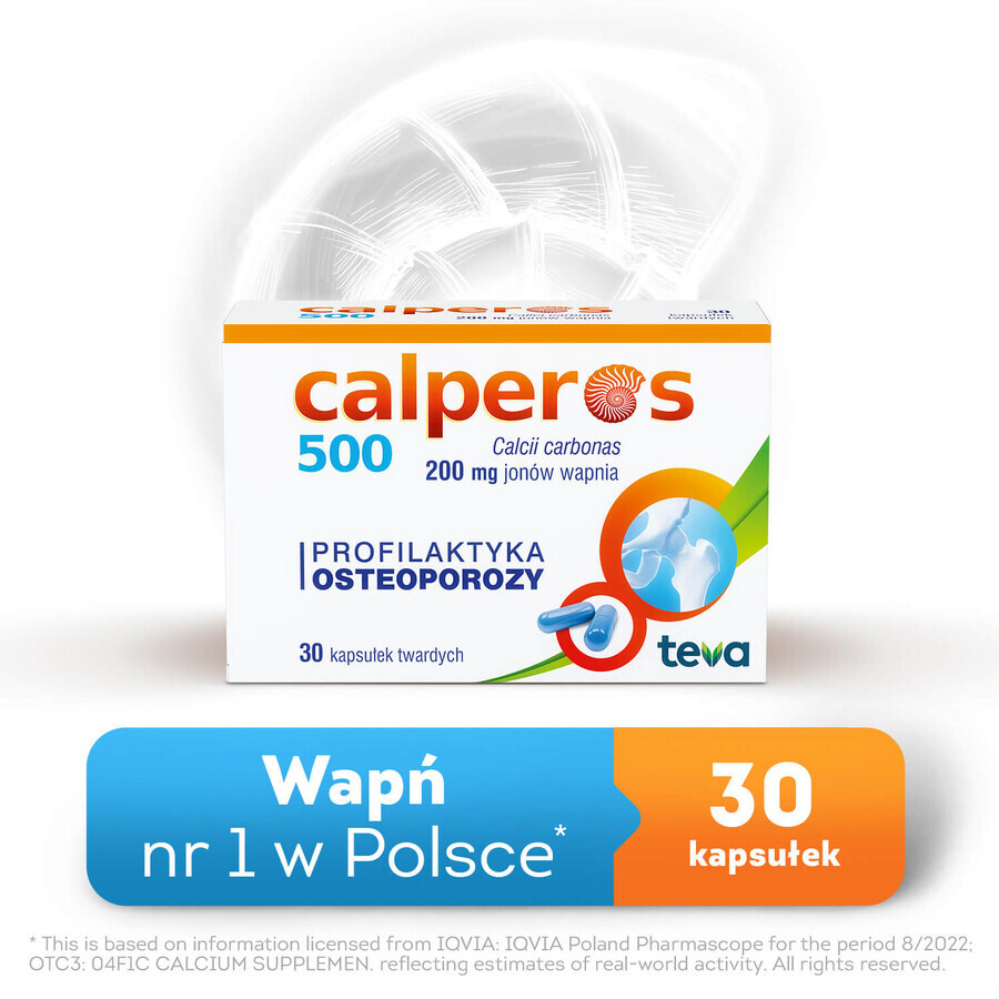 Calperos 500 200 mg, 30 Hartkapseln