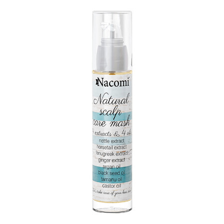 Nacomi, maschera naturale per la cura del cuoio capelluto, 50 ml