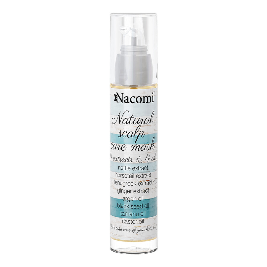 Nacomi, maschera naturale per la cura del cuoio capelluto, 50 ml