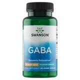 Swanson GABA, gamma aminobutyric acid 750 mg, 60 capsules