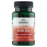 Swanson 100% Pure Krill Oil, krill oil from Antarctica, 60 gel capsules