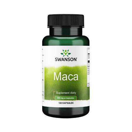 Swanson Maca, Maca Root Powder, 100 Capsules