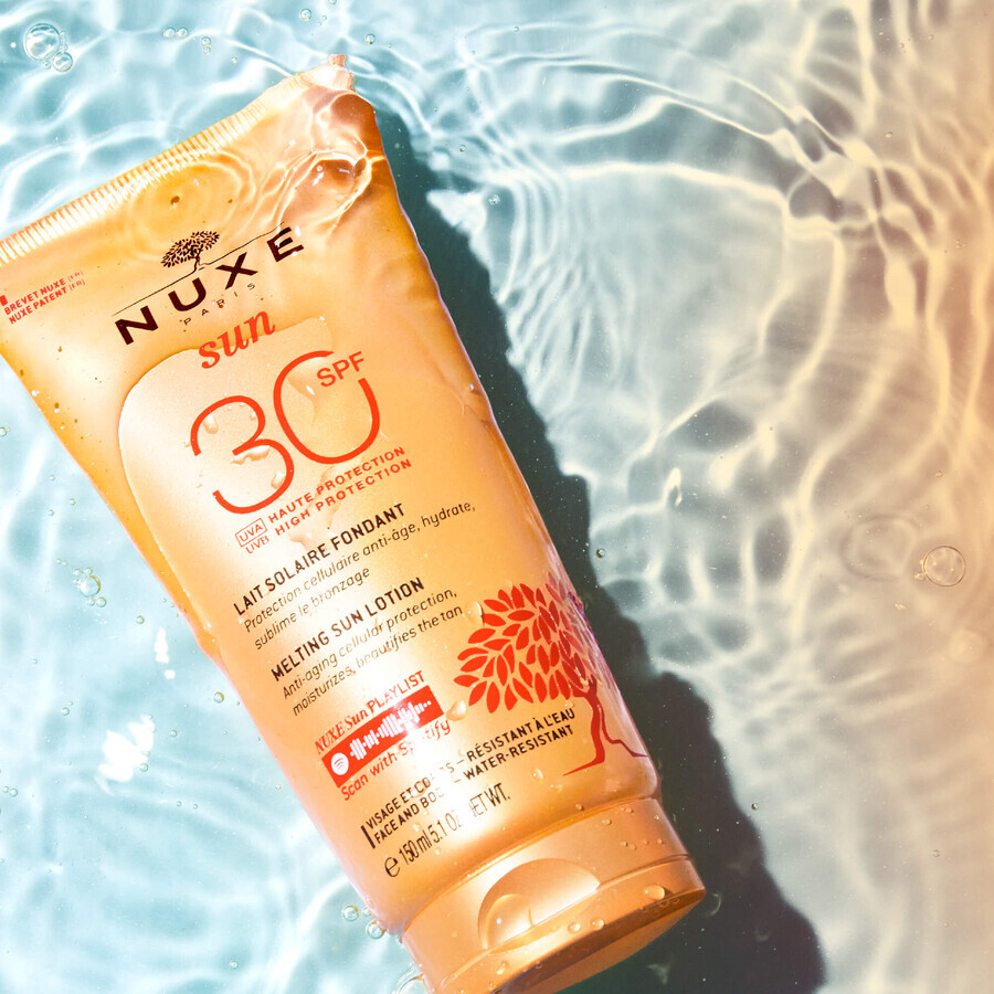 Nuxe Sun, Bräunungslotion für Gesicht und Körper SPF 30, 150 ml