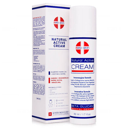 Beta-Skin Natural Active Cream, cremă de corp, 50 ml