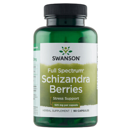 Swanson Full Spectrum Schizandra Berries, citrice chinezești, 90 capsule