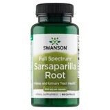 Swanson Sarsaparilla Root, rădăcină de colchicină, 60 capsule