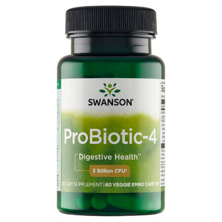 Swanson ProBiotic-4, 60 pflanzliche Kapseln