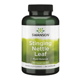 Swanson Stinging Nettle Leaf, frunze de urzică, 120 capsule