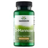 Swanson D-Mannose, D-mannose, 60 capsules