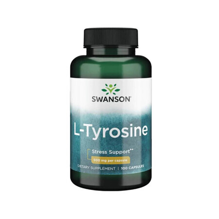 Swanson L-Tyrosine, L-Tyrosine, 100 capsule