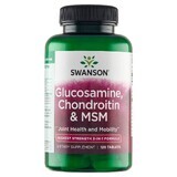 Swanson Glucosamin, Chondroitin &amp; MSM Höchste Stärke, Glucosamin, Chondroitin &amp; MSM, 120 Tabletten