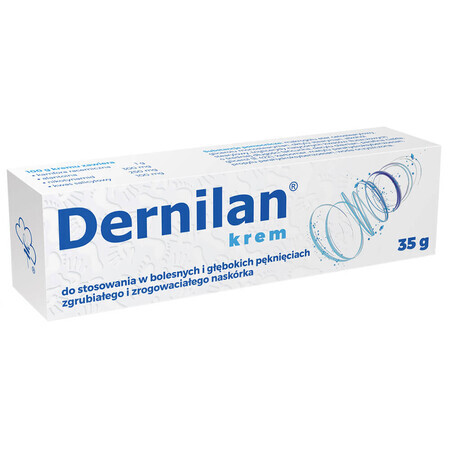 Dernilan (1 g + 300 mg + 250 mg + 100 mg)/100 g, cream, 35 g