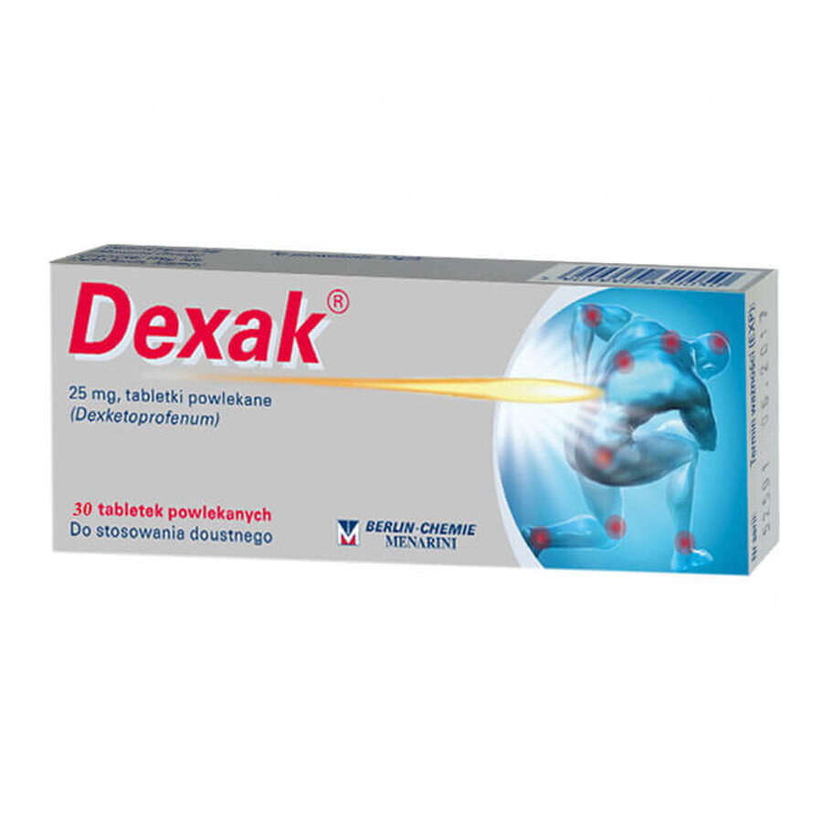 Dexak 25 mg, 30 Filmtabletten