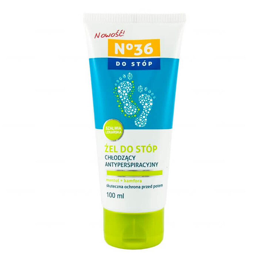 No36, gel rafraîchissant pour les pieds, 100 ml