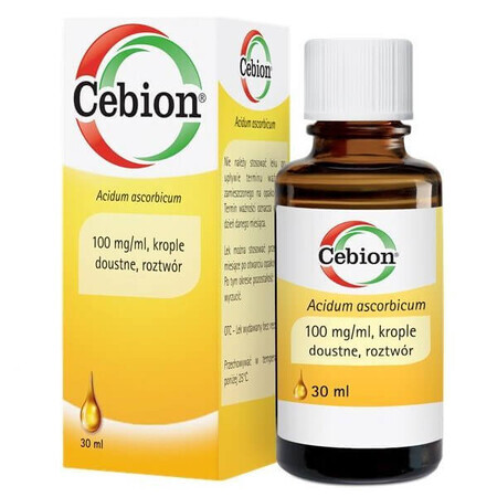 Cebion 100 mg/ml, orale Tropfen für Kinder ab 28 Tagen, 30 ml