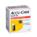 Accu-Chek FastClix, Lanzetten, Einstichklingen, 204 Stück