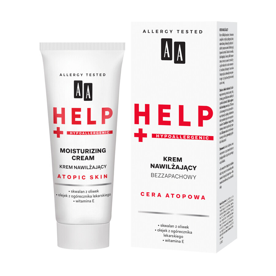 AA Help, Atopische Haut, parfümfreie Feuchtigkeitscreme, 50 ml