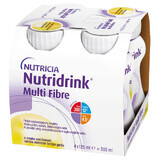 Nutridrink Multi Fibre, Vanille-Geschmack, 4 x 125 ml