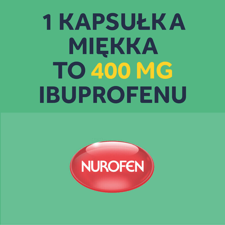 Nurofen Express Forte 400 mg, 20 soft capsules