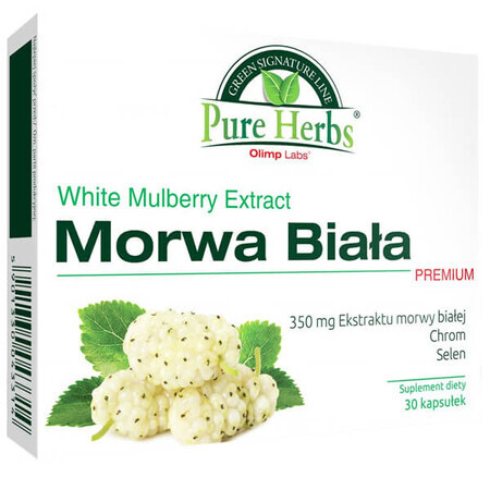 Olimp Pure Herbs White Mulberry Premium, 30 Kapseln