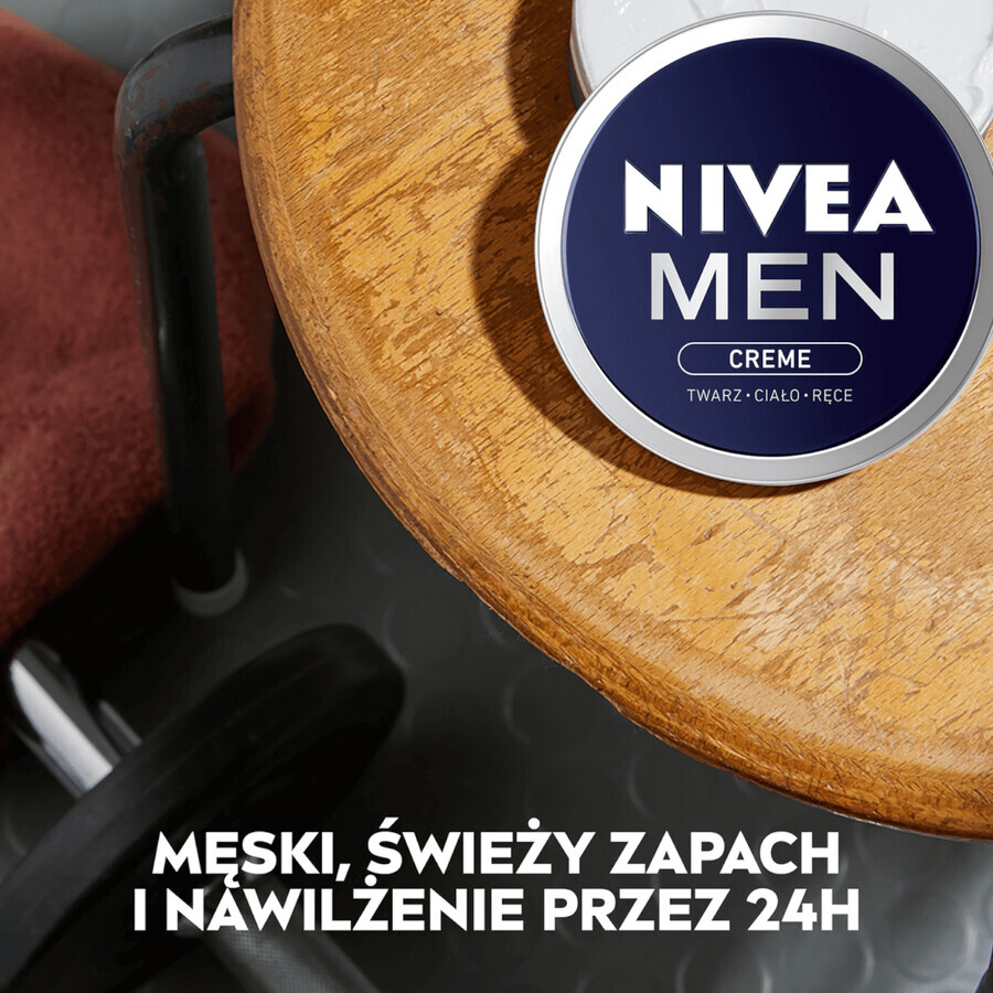 Nivea Men Creme, gezichts-, lichaams- en handcrème voor mannen, 75 ml