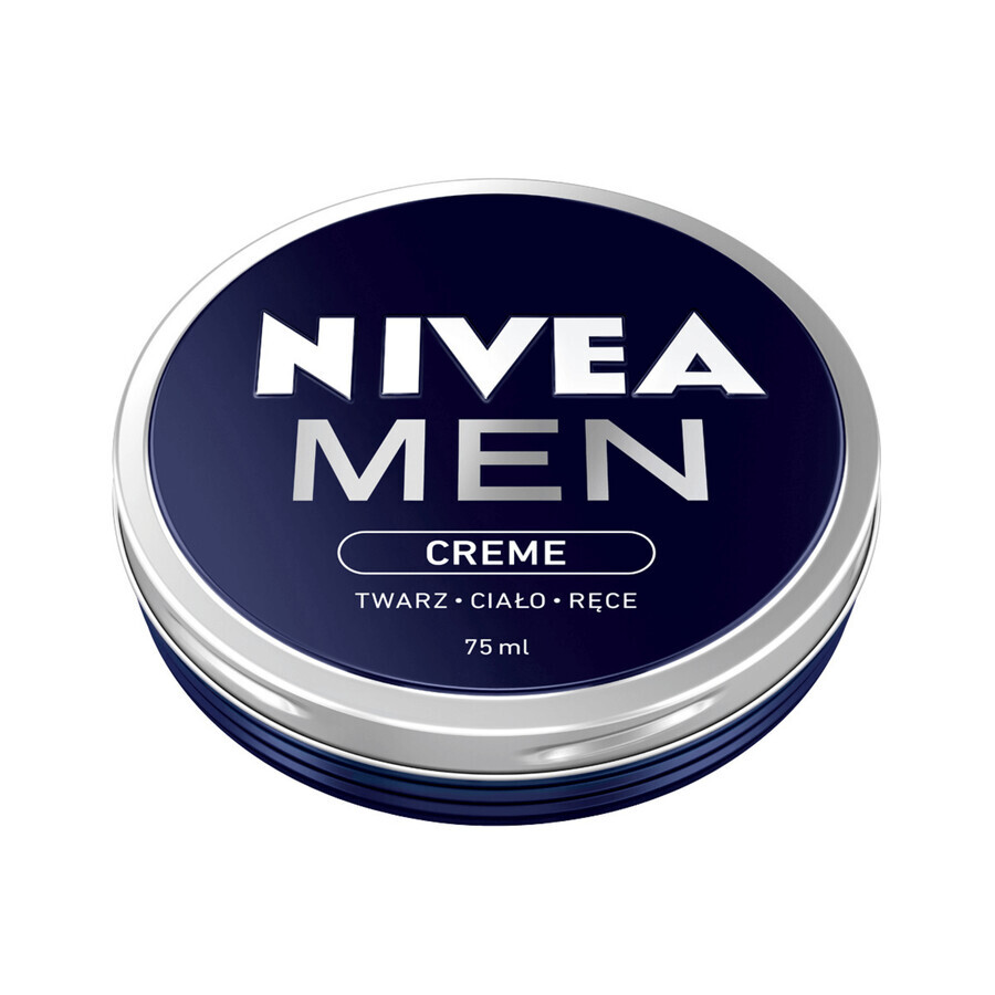 Nivea Men Creme, gezichts-, lichaams- en handcrème voor mannen, 75 ml