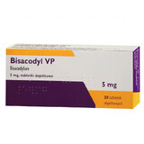 Bisacodyl VP 5 mg, 30 enteral tablets (parallel import)